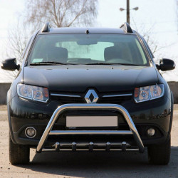 Передня дуга WT003 (нерж.) 51 мм для Dacia Sandero 2013-2020 рр