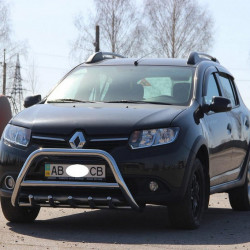 Передня дуга WT003 (нерж.) 51 мм для Dacia Sandero 2013-2020 рр