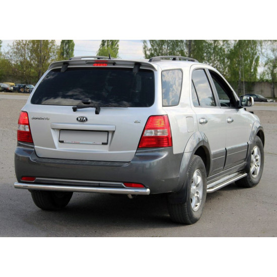 Задня дуга AK002 (нерж.) для Kia Sorento 2002-2009 рр