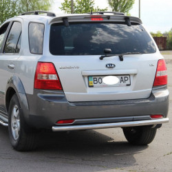 Задня дуга AK002 (нерж.) для Kia Sorento 2002-2009 рр