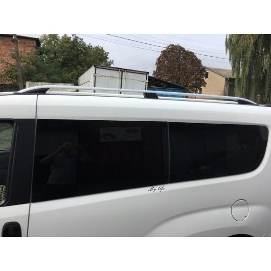 Рейлінги CROWN (сірий мат) Максі база для Fiat Doblo II 2010-2022 рр