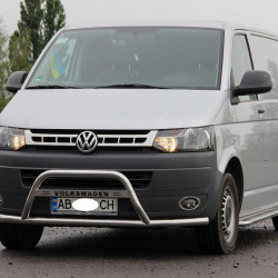 Кенгурятник WT007ST (нерж) для Volkswagen T5 2010-2015 рр