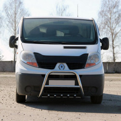 Кенгурятник QT-Spec (нерж.) для Renault Trafic 2001-2015 рр