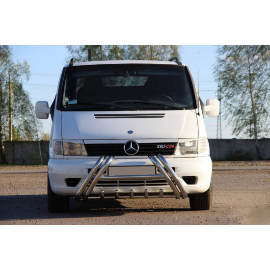 Кенгурятник WT01 (нерж.) для Mercedes Vito W638 1996-2003 років