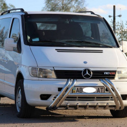 Кенгурятник WT01 (нерж.) для Mercedes Vito W638 1996-2003 років