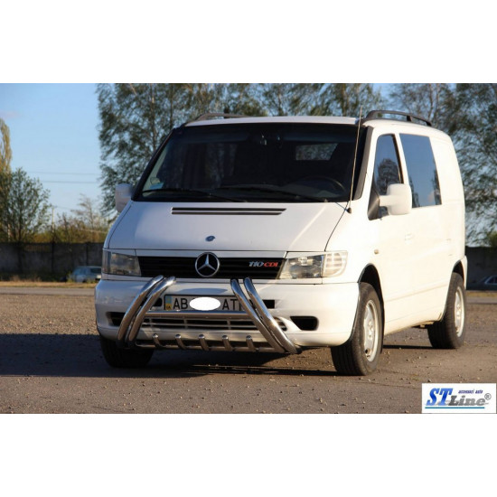 Кенгурятник WT01 (нерж.) для Mercedes Vito W638 1996-2003 років