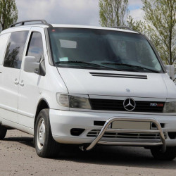 Кенгурятник WT022 (нерж.) для Mercedes Vito W638 1996-2003 років