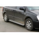 Бокові пороги KB001 (нерж) 42 мм для Kia Carnival 2002-2013 рр