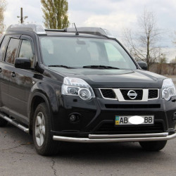 Передній захист ST014 (нерж) для Nissan X-trail T31 2007-2014рр