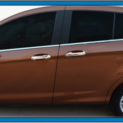 Накладки на ручки (4 шт., нерж.) Carmos - Турецька сталь для Ford B-Max 2012-2017 рр