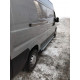 Бокові пороги Allmond Grey (2 шт., алюм.) Середня база для Fiat Ducato 2006-2024 та рр