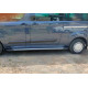 Бокові пороги Allmond Grey (2 шт., алюм.) Коротка база для Ford Custom 2013-2022 рр