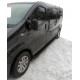 Бокові пороги Allmond Black (2 шт., Алюміній) Довга база для Nissan Primastar 2002-2014рр