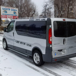 Бокові пороги Allmond Grey (2 шт., алюм.) Довга база для Opel Vivaro 2001-2015 рр