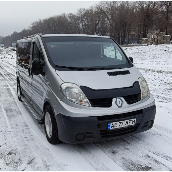 Бокові пороги Allmond Grey (2 шт., алюм.) Довга база для Opel Vivaro 2001-2015 рр