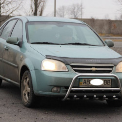 Передня дуга WT003 (42мм, нерж.) для Chevrolet Lacetti