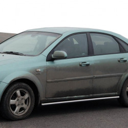 Бічні труби BB001 (42мм, нерж.) для Chevrolet Lacetti