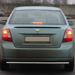 Задній захист AK002 (42мм, нерж.) для Chevrolet Lacetti