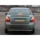 Задній захист AK002 (42мм, нерж.) для Chevrolet Lacetti