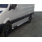 Бічні труби (2 шт., нерж.) Коротка база для Opel Movano 2004-2010 рр