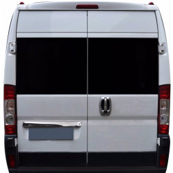 Хром планка над номером (нерж.) Carmos - Турецька сталь для Fiat Ducato 2006-2024 та рр