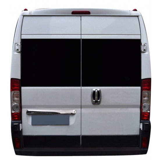 Хром планка над номером (нерж.) Carmos - Турецька сталь для Fiat Ducato 2006-2024 та рр