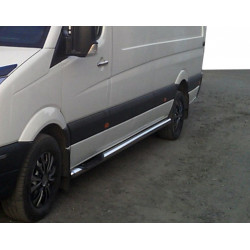 Бічні труби (2 шт., Нерж.) Довга база для Renault Master 1998-2010 рр