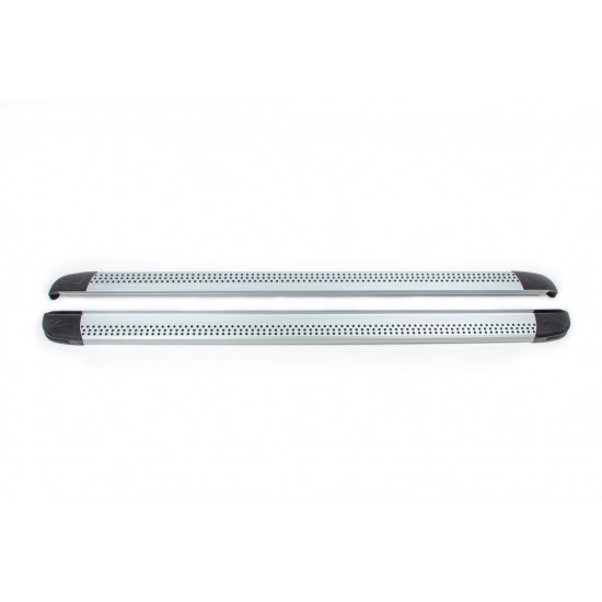 Бокові пороги Maya V2 (2 шт., алюміній) для Range Rover III L322 2002-2012 рр Бокові пороги Maya V2 (2 шт., алюміній) для Range Rover III L322 2002-2012 рр