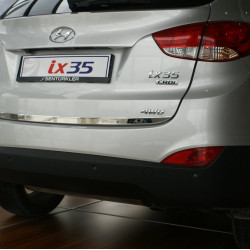 Кромка багажника (нерж.) Carmos - Турецька сталь для Hyundai IX-35 2010-2015рр