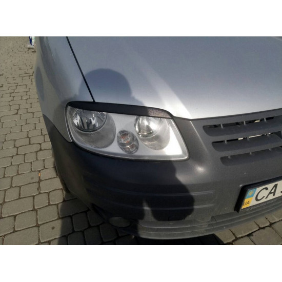 Війки (чорні) Чорний мат для Volkswagen Caddy 2004-2010 рр