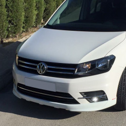 Накладка на передній бампер (під фарбування) для Volkswagen Caddy 2015-2020 рр