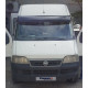 Козирьок на лобове скло (чорний глянець, 5мм) для Fiat Ducato 1995-2006 рр