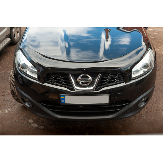 Дефлектор капоту (EuroCap) для Nissan Qashqai 2007-2010 рр