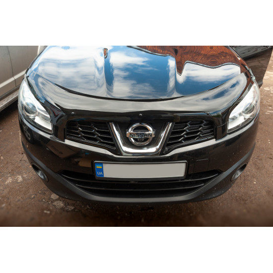 Дефлектор капоту (EuroCap) для Nissan Qashqai 2007-2010 рр