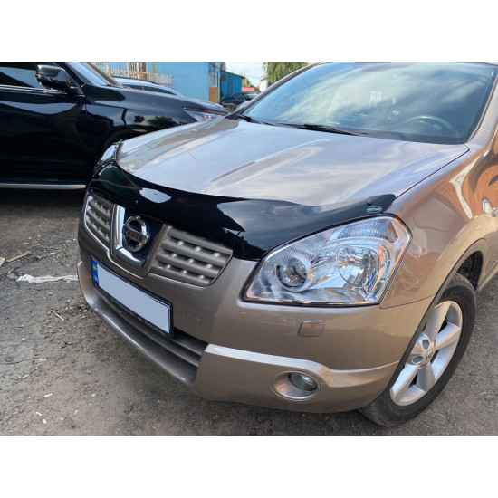 Дефлектор капоту (EuroCap) для Nissan Qashqai 2007-2010 рр