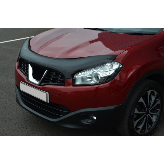 Дефлектор капоту (EuroCap) для Nissan Qashqai 2010-2014рр