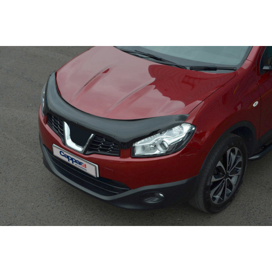 Дефлектор капоту (EuroCap) для Nissan Qashqai 2010-2014рр