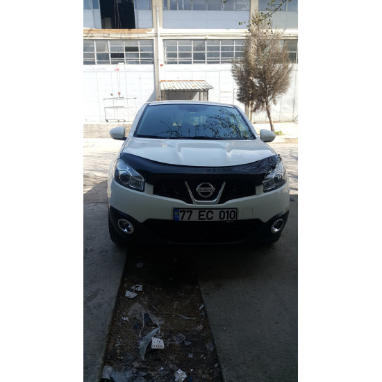 Дефлектор капоту (EuroCap) для Nissan Qashqai 2010-2014рр