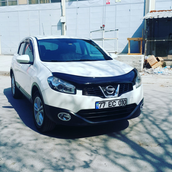 Дефлектор капоту (EuroCap) для Nissan Qashqai 2010-2014рр