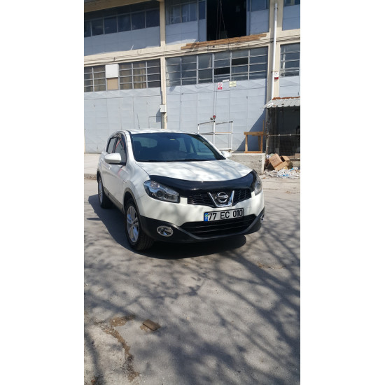 Дефлектор капоту (EuroCap) для Nissan Qashqai 2010-2014рр