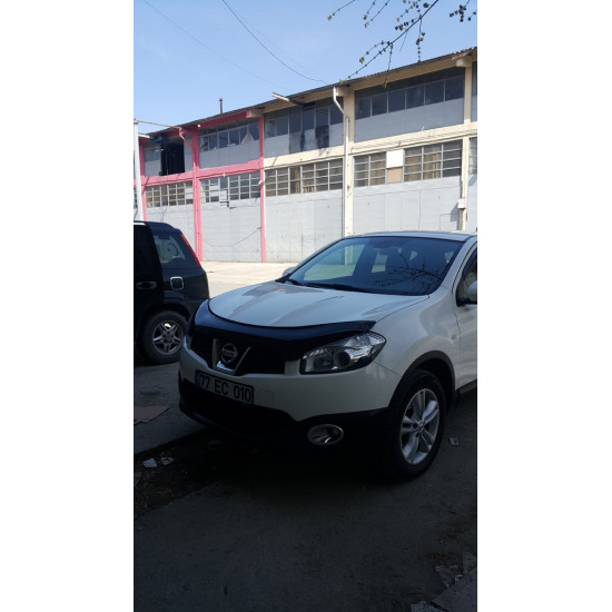 Дефлектор капоту (EuroCap) для Nissan Qashqai 2010-2014рр