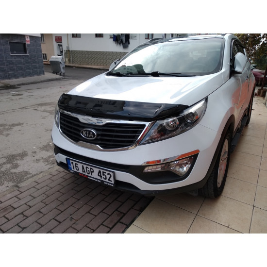 Дефлектор капота (EuroCap) для Kia Sportage 2010-2015 рр