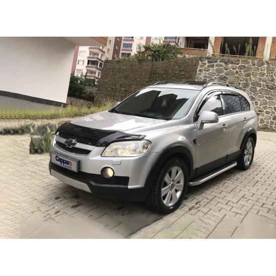 Дефлектор капота 2006-2011 (EuroCap) для Chevrolet Captiva рр