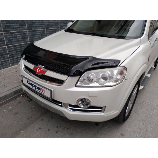 Дефлектор капота 2006-2011 (EuroCap) для Chevrolet Captiva рр