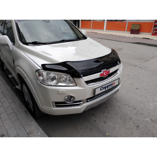 Дефлектор капота 2006-2011 (EuroCap) для Chevrolet Captiva рр