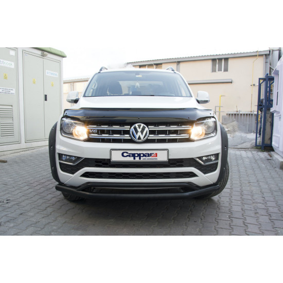 Дефлектор капоту (EuroCap) для Volkswagen Amarok 2010-2022 рр