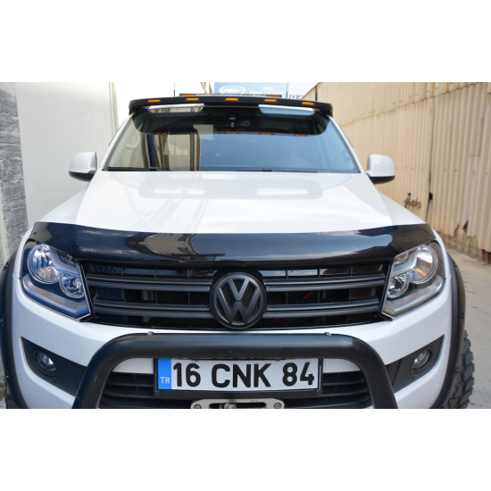 Дефлектор капоту (EuroCap) для Volkswagen Amarok 2010-2022 рр