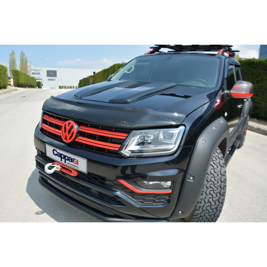 Дефлектор капоту (EuroCap) для Volkswagen Amarok 2010-2022 рр