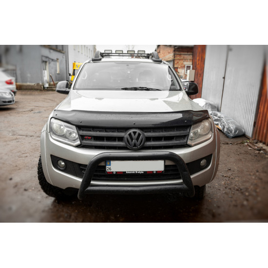 Дефлектор капоту (EuroCap) для Volkswagen Amarok 2010-2022 рр