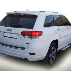 Бокові пороги Allmond Grey (2 шт., алюміній) для Jeep Grand Cherokee WK2 2010-2024 рр